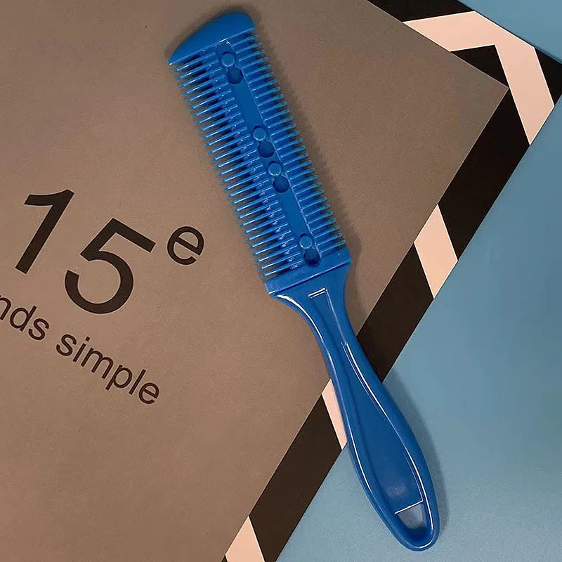 1pc Hair Cutting Comb Hair Brushes with Razor Blades Hair Trimmer Cutting Thinning Tools Barbershop Hair Salon Styling Tool Comb
