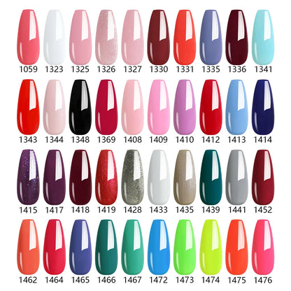 Clou Beaute 15ml Red Color Gel Polish Vernis Semi Permanent UV Varnish Gel Nail Polish Hema TPO Free Nails Art Manicure TOP BASE