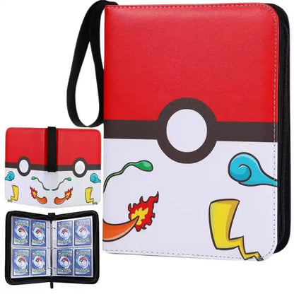 400 Pockets Anime Peripheral Pokemon Game Collection Card Book multiple styles Storage card holder Exquisite Kawaii Boy Toy Gift