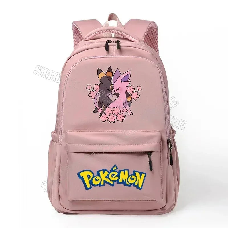 2026 Pokemon Pikachu School Bag Cartoon Anime Boys Girls Knapsack Teenager Backpack Student BookBag Rucksack Birthday Gift