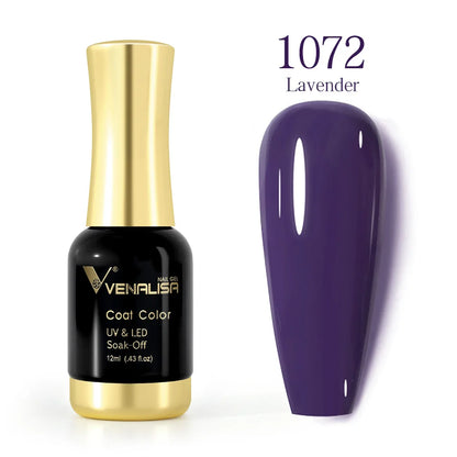 VENALISA Nail Gel Varnish TPO FREE Soak Off UV LED Organic Odorless Enamels Nail Art Colors 12ml 120Colors UV Gel Nail Polish