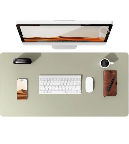YSAGi Premium PU Leather Desk Mat: Non-Slip Waterproof Office Protector