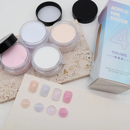 Nail Kit Set Acrylic Powder Monomer Acrylic Liquid For Nail Extension Professional Gel Manicure Set False Nails Art Tools Set *&