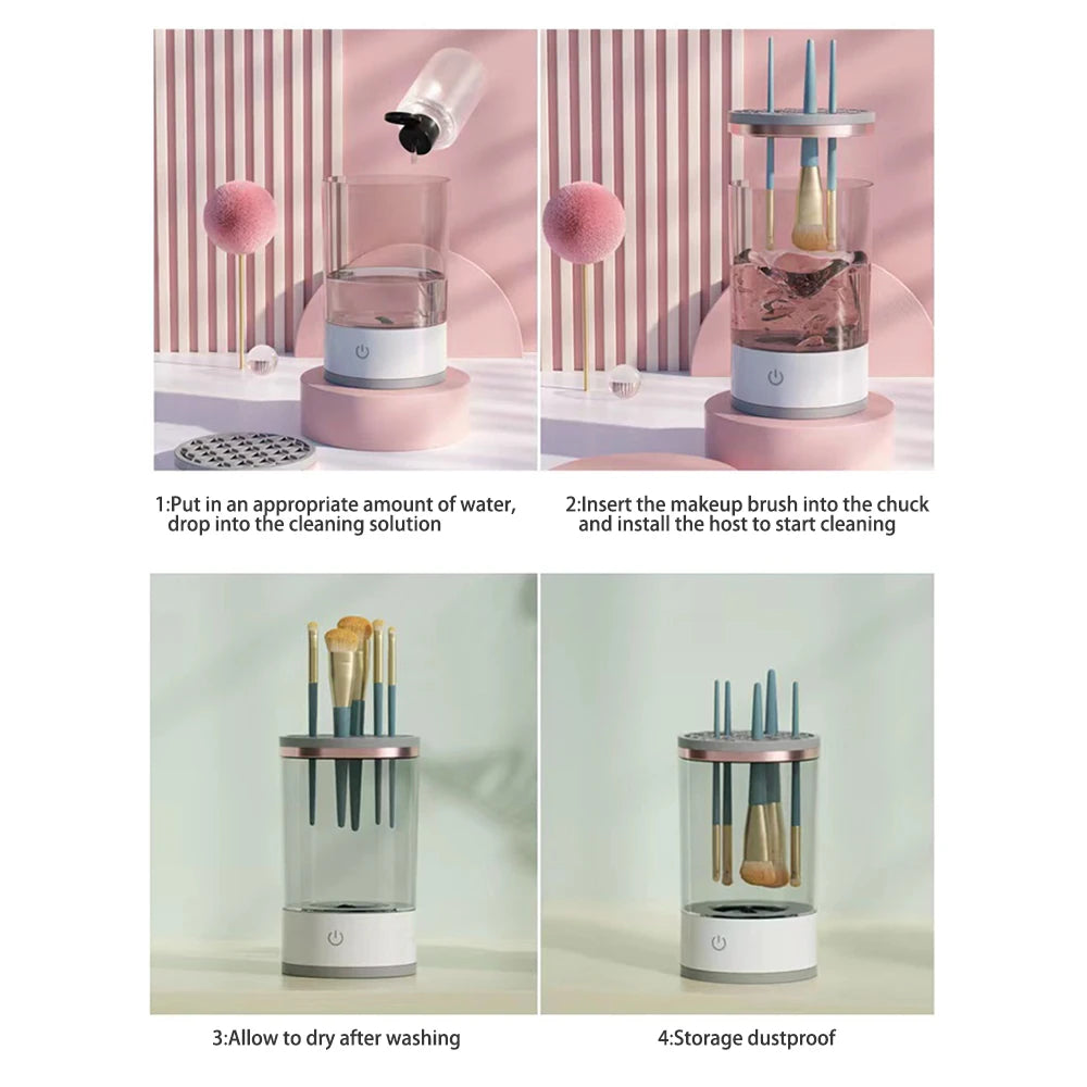 Electric Brush Cleaner.