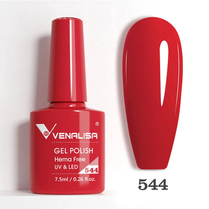 Venalisa VIP5 Nail Gel Polish HEMA/TPO FREE Full Coverage Beautiful Semi Permanent Soak Off UV LED Gel Nail Polish Gel Lacquer