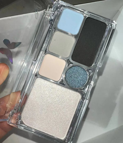 6 Color Glitter Palette.