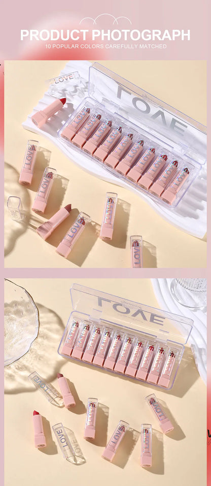 Matte Lip Gloss Set.