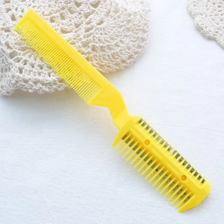 1pc Hair Cutting Comb Hair Brushes with Razor Blades Hair Trimmer Cutting Thinning Tools Barbershop Hair Salon Styling Tool Comb