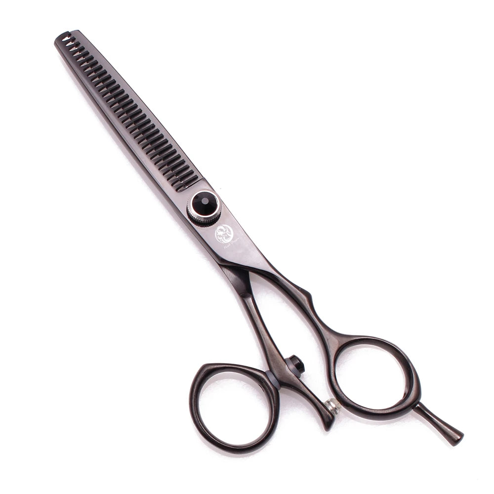 Professional Hairdressing Scissors 5.5" 6" Purple Dragon JP 440C Swivel Thumb Hair Cutting Scissors Barber Thinning Shears Z9019