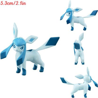 Original TAKARA TOMY Pokemon Figure Toys Mimikyu Maushold Lapras Charizard Umbreon Sylveon Vaporeon Model Dolls Birthday Gifts
