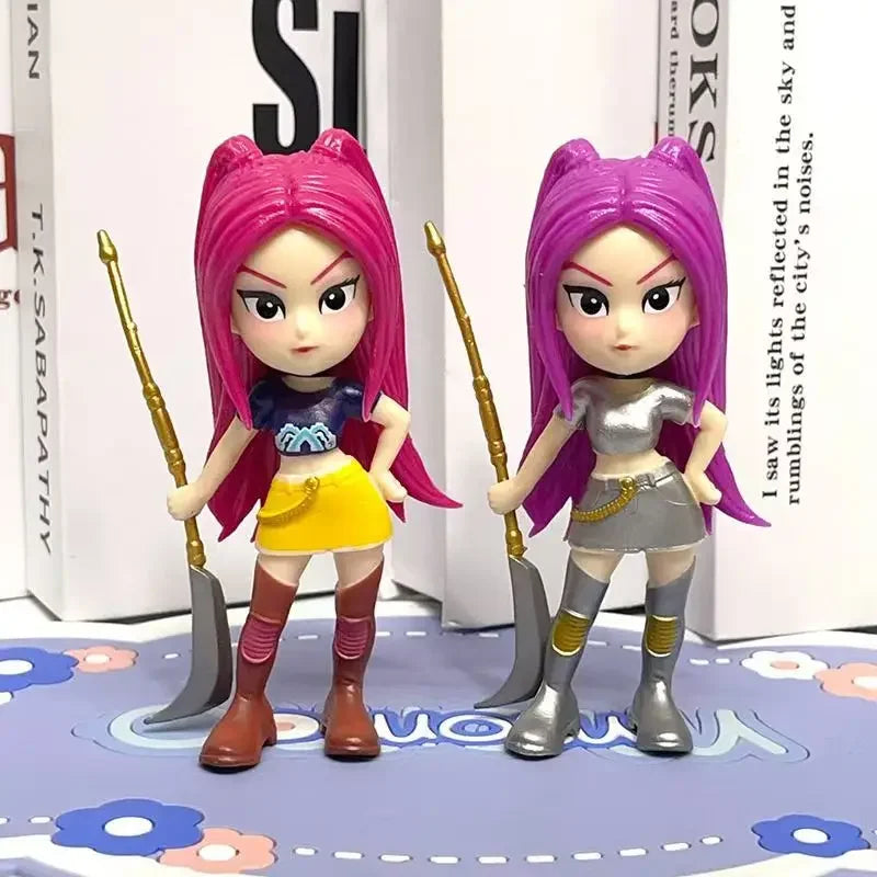 2026 Kpop Demon Hunters Action Figure Derpys Tiger Rumi Mira Zoey Sussy Figurine Children's Birthday Gift in Stock Fast Shipping