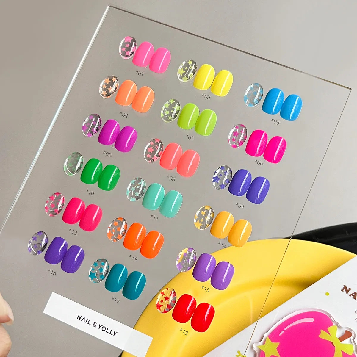YOLLY 2026 New 18 Colors Multicolor Pat Pat Gel Fashion Long-Lasting High Quality Non-toxic UV Gel for Salon OEM/ODM Wholesale