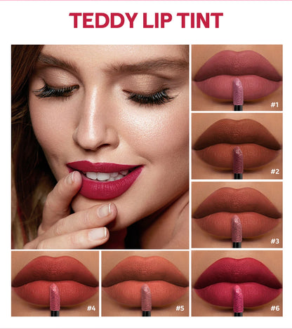 Lip Stain Super Stay Teddy Lip Tint Long Lasting Matte Lipstick For Up To 12HR Wear Waterproof Cosmetics