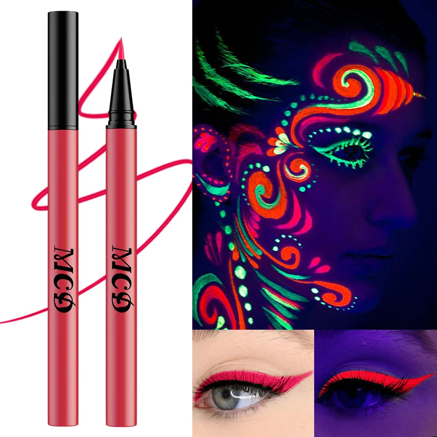 8 colors 1PC face body painting 1PC UV Light Neon Face Paint Art Korean Makeup blue green waterproof christmas party body paint