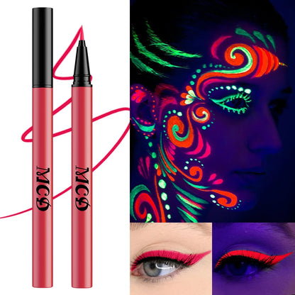 8 colors 1PC face body painting 1PC UV Light Neon Face Paint Art Korean Makeup blue green waterproof christmas party body paint