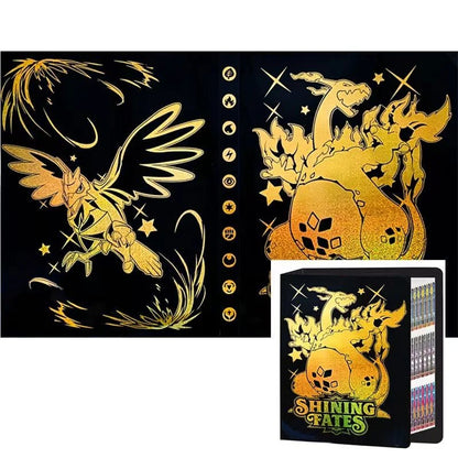 Cartoons 9 Pockets 540 Cards Book Album Anime Map Game Cards PIKACHU