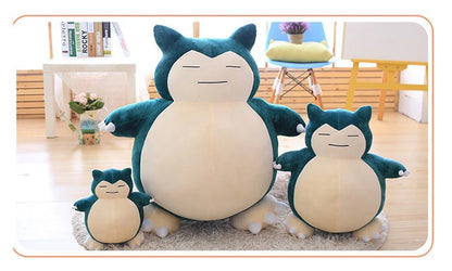 30/50cm Pokemon Snorlax Plush Toys Cartoon Japan Anime Monster Elf Plush Doll Soft Stuffed Animal Doll Birthday Gift For Girls