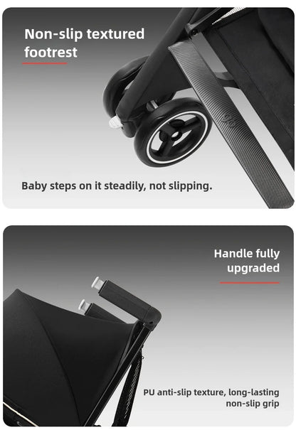 gb Pockit 3H baby Steoller (Includes Free Armrest), All-Terrain, Lightweight Stroller, Travel-Friendly