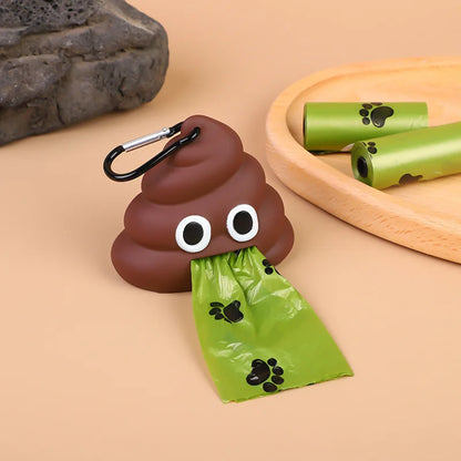 Pet Supplies - Garbage Bag Dispenser. Portable Degradable Dog Toilet Bag and Stool Storage Box for Cats and Dogs to Go Out