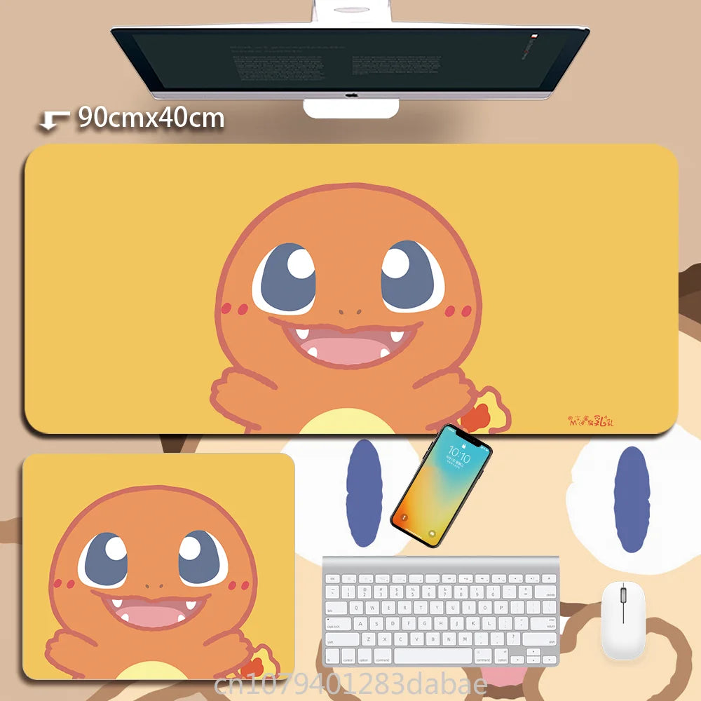 Leather Pokémon Pikachu Keyboard Pad Boy Girl Super Handsome Table Mat Cute Table Mat Computer Accessories PC Game Mouse Pad