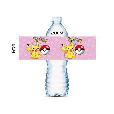 New pokemon birthday party pikachu decoration Balloon Disposable Tableware Tablecloth Straws Cup Plates Baby Shower Supplies Toy