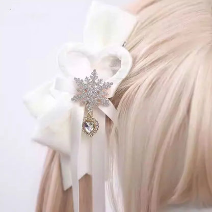 Korean Snowflake Hair Clip