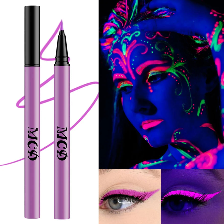 8 colors 1PC face body painting 1PC UV Light Neon Face Paint Art Korean Makeup blue green waterproof christmas party body paint