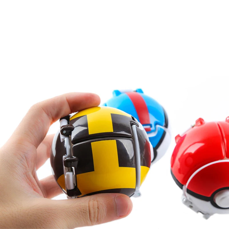 25 Styles Pokeball Figure Anime Figure Pokemon Elf Ball Toy Action Model Pikachu Mewtwo Charmander Kids Birthday Gifts Toys