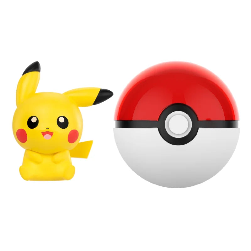 Pokemon Anime Poke Ball Action Figures Sylveston Umbreon Gengar Mini Dolls FUNISM Original Genuine Model Car Ornament Toys Gift