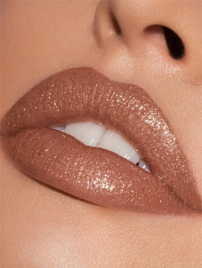 Pudaier Metallic Glitter Hybrid Lipstick: Sparkling Pearl Shimmer & Silk Texture
