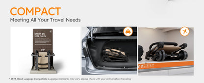 MAMAZING Ultra Air X Lightweight Travel Stroller 9.9lbs Carbon Fiber with UPF50+ Waterproof Fabric (BROWN)