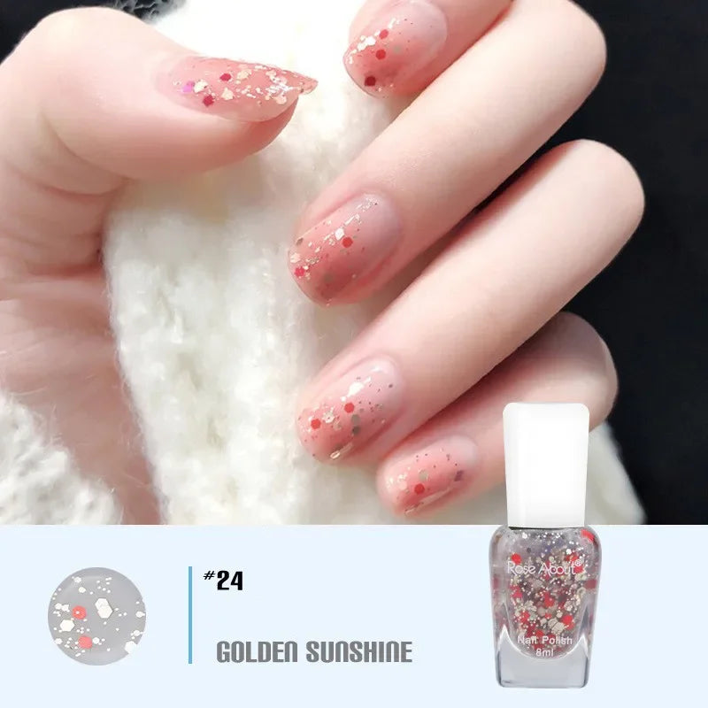 40 Colors Water-Based Nail Polish