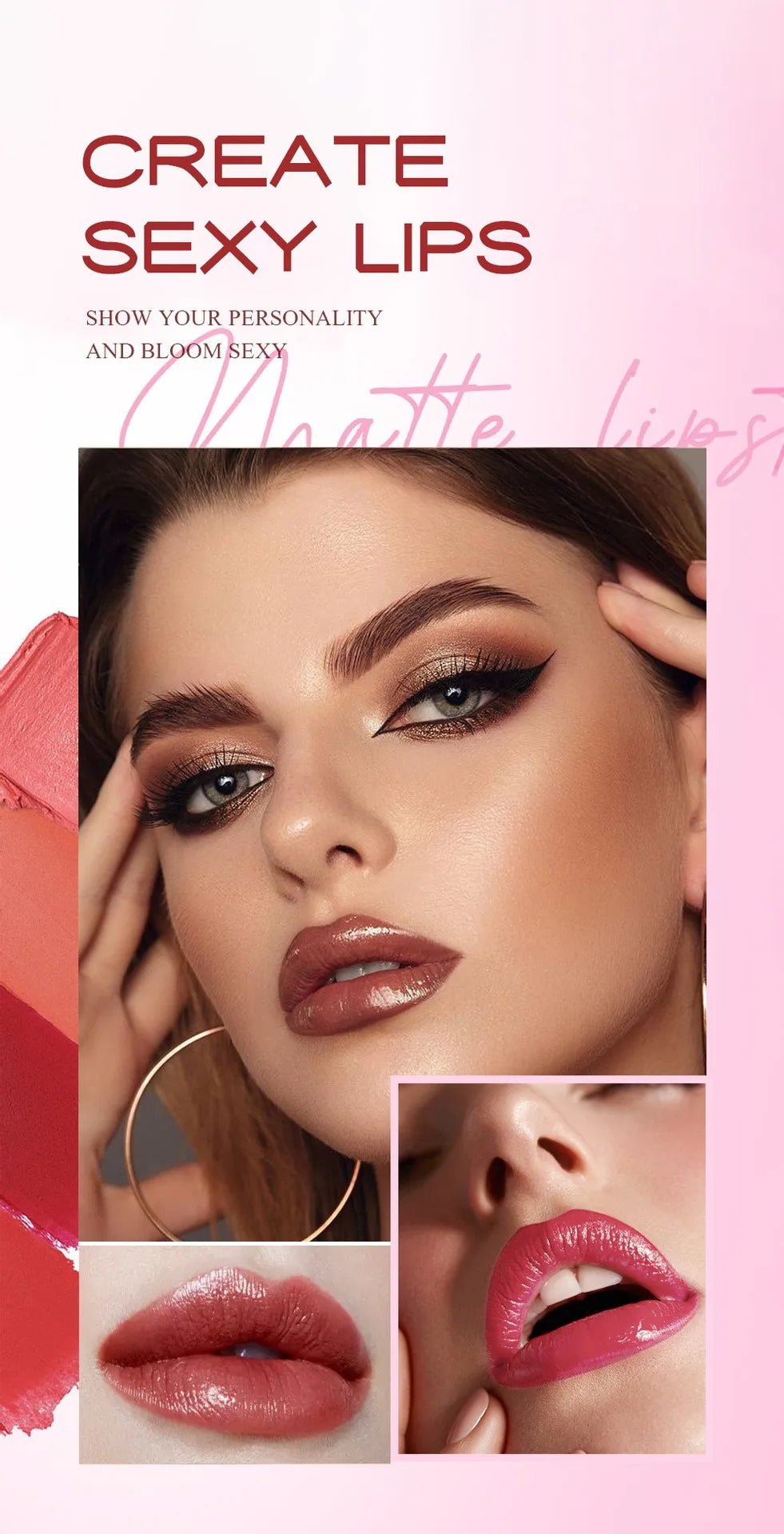 Tint Crayon Lipstick Moisturizing Bright Surface Lipsticks Velvet Non Stick Cup Waterproof Lip Stick Hydrating Gloss Lips Makeup
