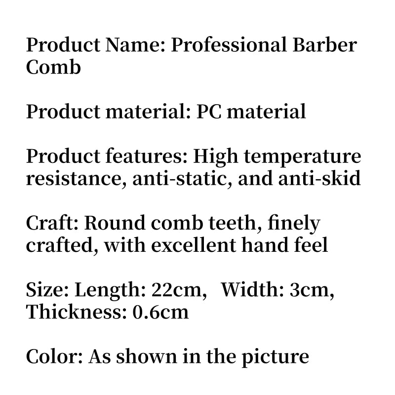 Hair Cutting Comb With Scale Cyan Yellow Ruler Haircut Combs Barber Shop Hairdressing Hairbrush Salon Styling Tools Y0521