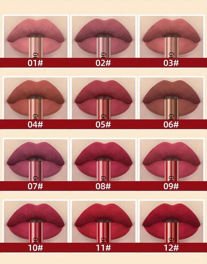 Matte Liquid Lipstick Waterproof Long Lasting Velvet Mate Nude Red Lip Gloss Lint Tube Makeup Cosmetic Lipsticks Lipgloss