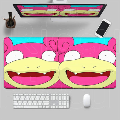 HD 900x400 Rubber Large PC Mousepad Gaming Mouse Pad Accessories Pikachu Slowpoke XXL Desk Keyboard Mat Computer Laptop Mausepad