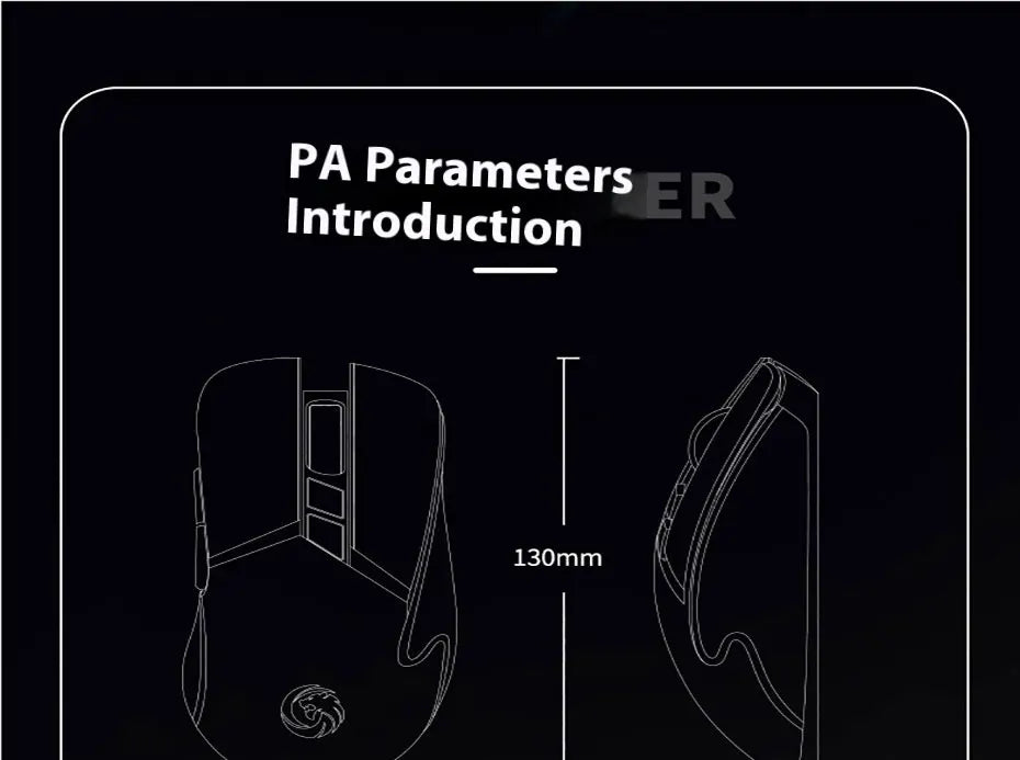 Mechanical Gear Wireless Bluetooth Dual-mode Silent E-sports Gaming Mouse with Type-C Charging