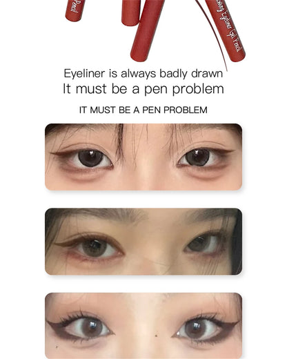 12 Colors Eyeliner Pencil Waterproof Long-lasting Orange Black Brown Easy Wearing Eyeshadow Contour Stick Lying silkworm Makeup