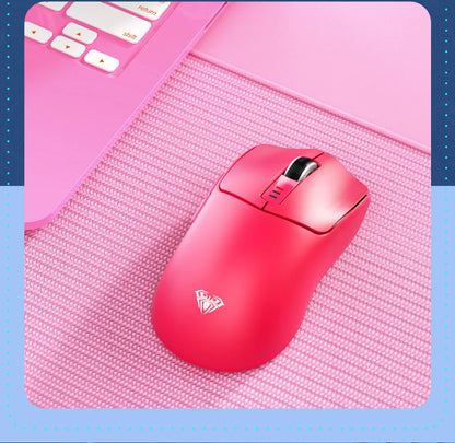 AULA SC580 Gaming Mouse Tri-mode Rechargeable Ergonomic Bluetooth Mouse 10000 DPI E-sports Lightweight Mice for Office Gaming