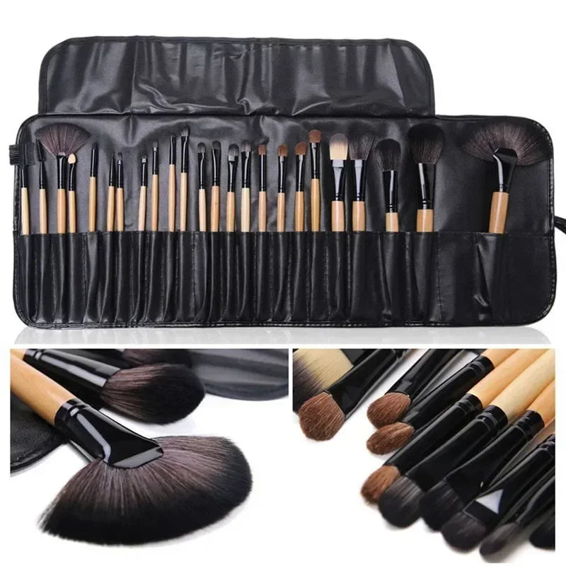 Professional 24-Piece Master Makeup Brush Set: Complete Beauty Tool Kit
