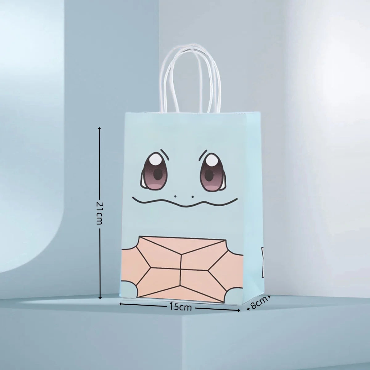 Pokemon Gift Bags Pikachu Hand-held Paper Packing Treat Bag Anime Kraft Paper Bag Gift Packaging Party Festive Supplies Kids Toy