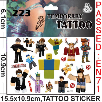 Hot Roblox Party Favors Gifts Slap Bracelets Stickers Goodie Bag Fillers Supplies Children's Birthday Souvenirs Decoration Toys
