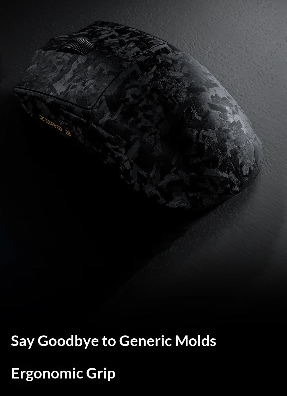 XINMENG ZERO 3 Gaming Mouse PAW3311/PAW3395/PAW3950 E-sport Sensor 1K/8K Polling Rate Carbon Fiber Case 500mAh Battery Wireless