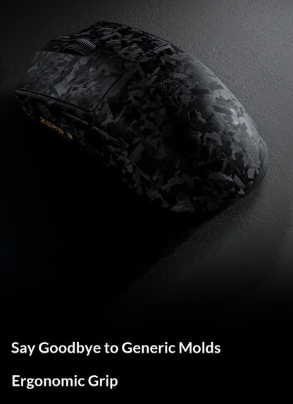 XINMENG ZERO 3 Gaming Mouse PAW3311/PAW3395/PAW3950 E-sport Sensor 1K/8K Polling Rate Carbon Fiber Case 500mAh Battery Wireless