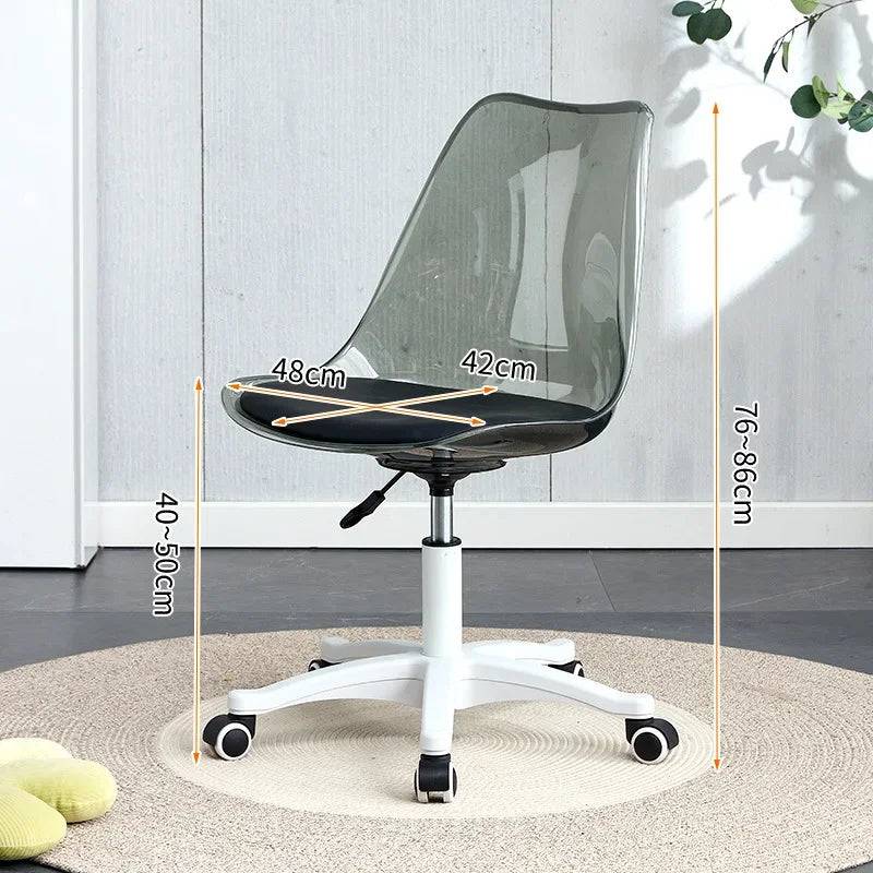 Transparent Swivel Office Chair