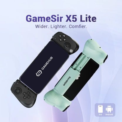 GameSir X5 Lite Mobile Gaming Controller Phone Gamepads for iPhone 16 15 Series IOS iPad Mini Y700 Android Tablet Controle
