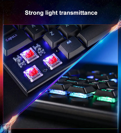 Redragon RGB Low-Profile Mechanical Keyboard with MX-Style Switches