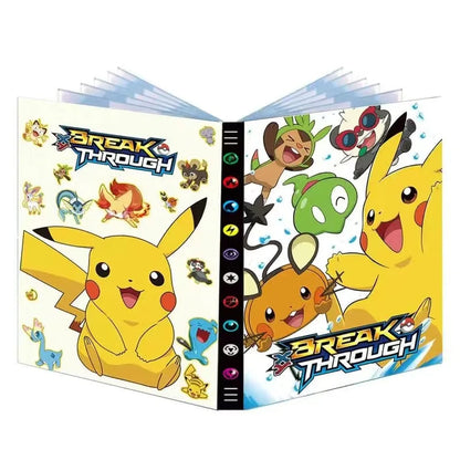 Pokemon Transparent Card Binder Album 4 Pocket 9 Pocket