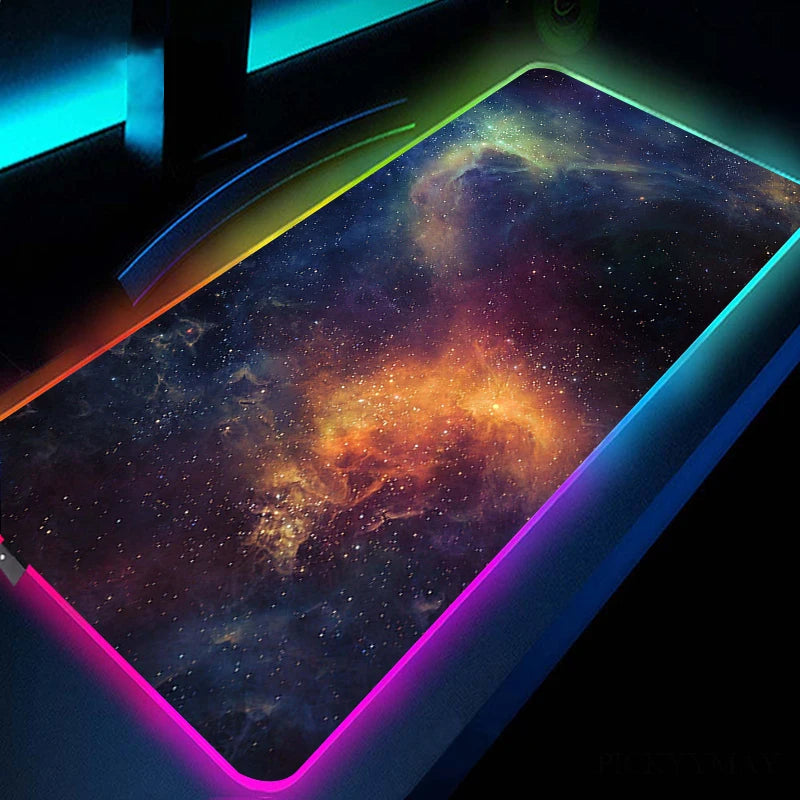 CosmicGlow RGB Desk Mat