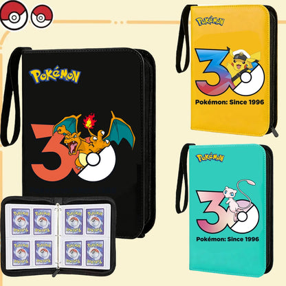 Pokemon 30th Anniversary 400 Zipper Album Card Storage Book